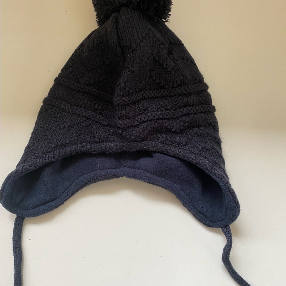 Baby winter hat, navy, used once 12-18 month old